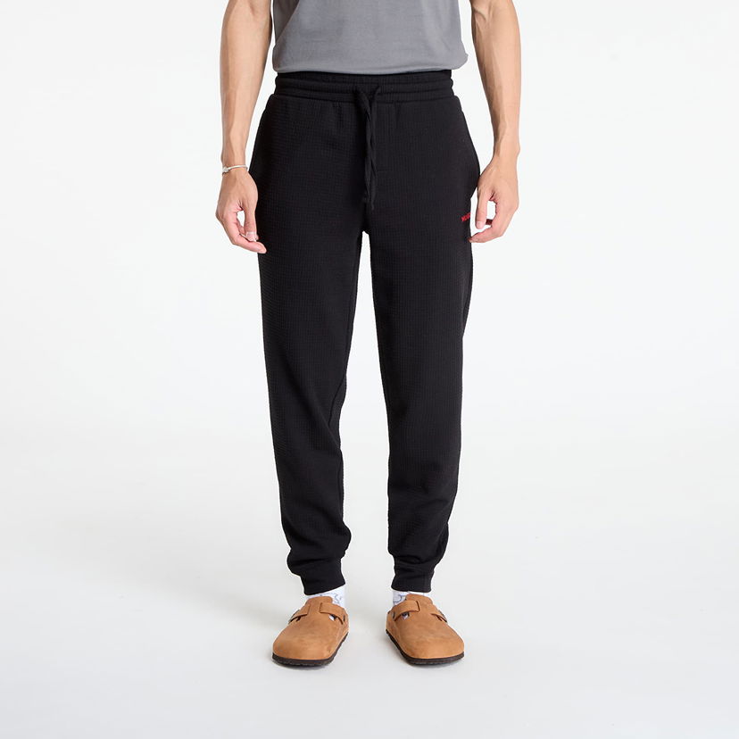 Joggingbukser BOSS Hugo Boss Austin Waffle Lounge Pants Sort | 50532012-001