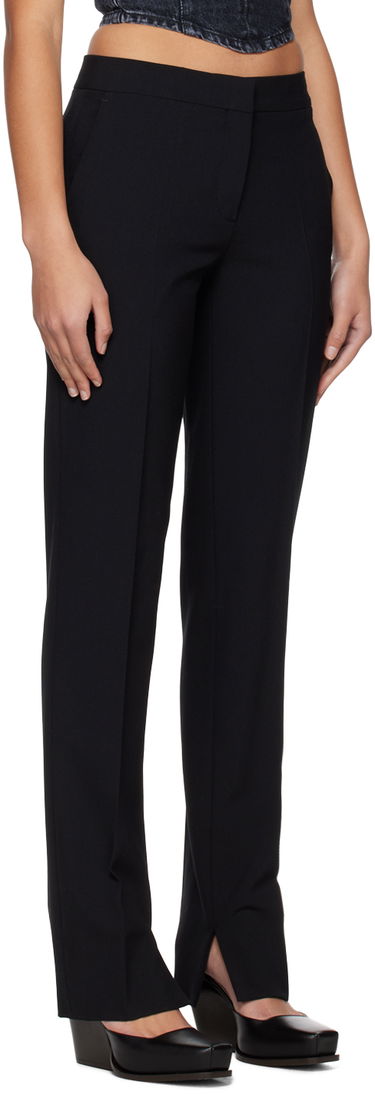 Bukser Stella McCartney Stella McCartney Straight-Leg Trousers Sort | 6400743AU701, 1
