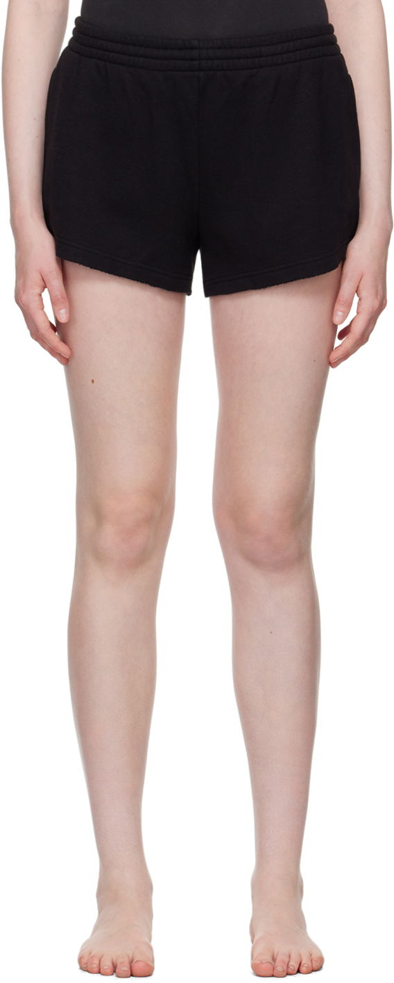 Shorts SKIMS SKIMS Cotton Fleece Shorts Sort | BO-SHO-5561W