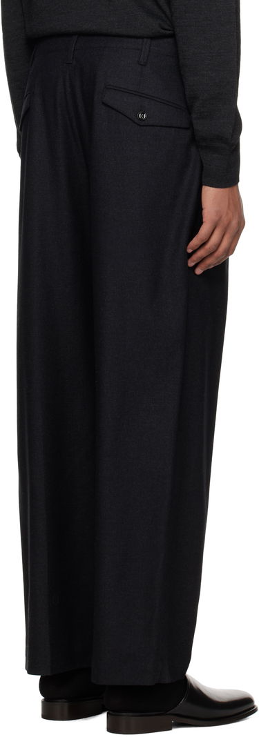 Bukser LEMAIRE Lemaire Pleated Trousers Sort | PA1130 LF1158, 2