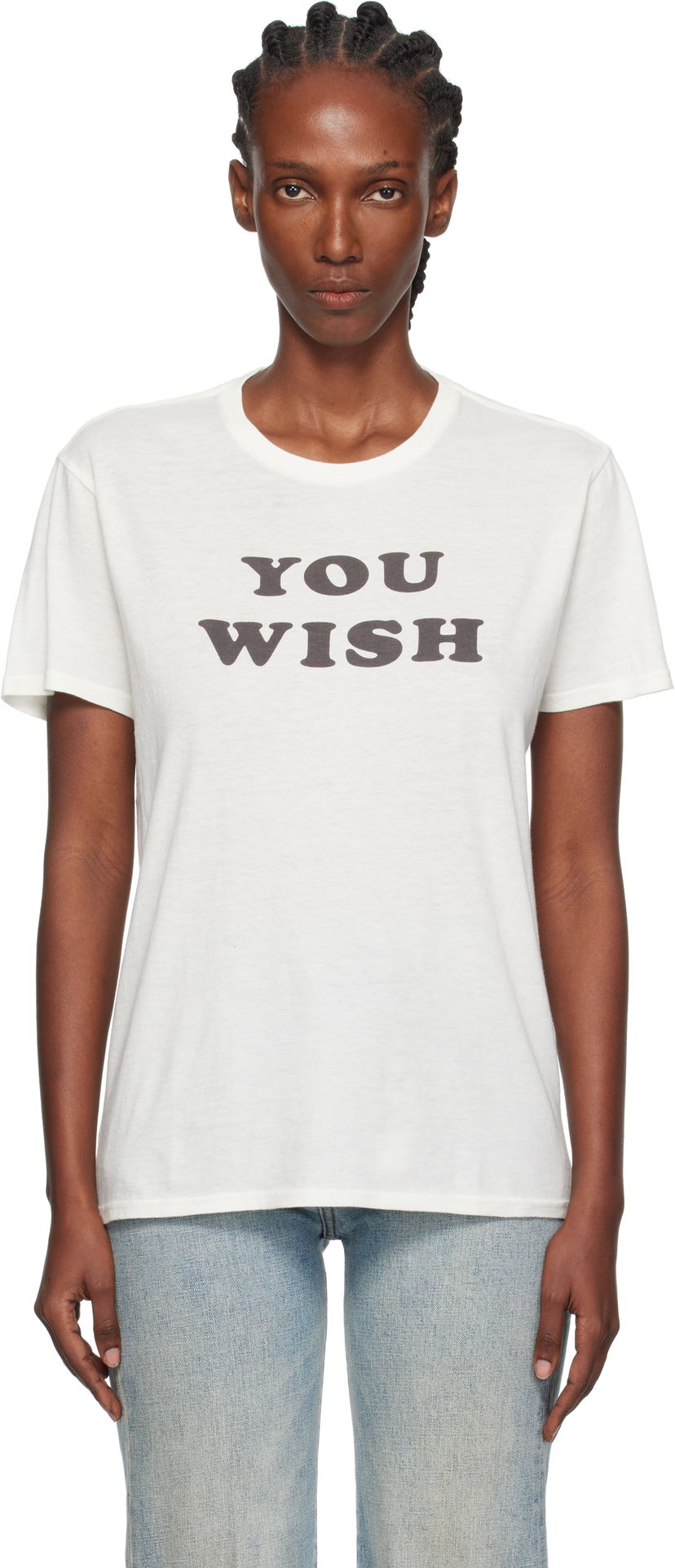 T-shirt R13 R13 'You Wish' T-Shirt Hvid | R13WK001-K127B