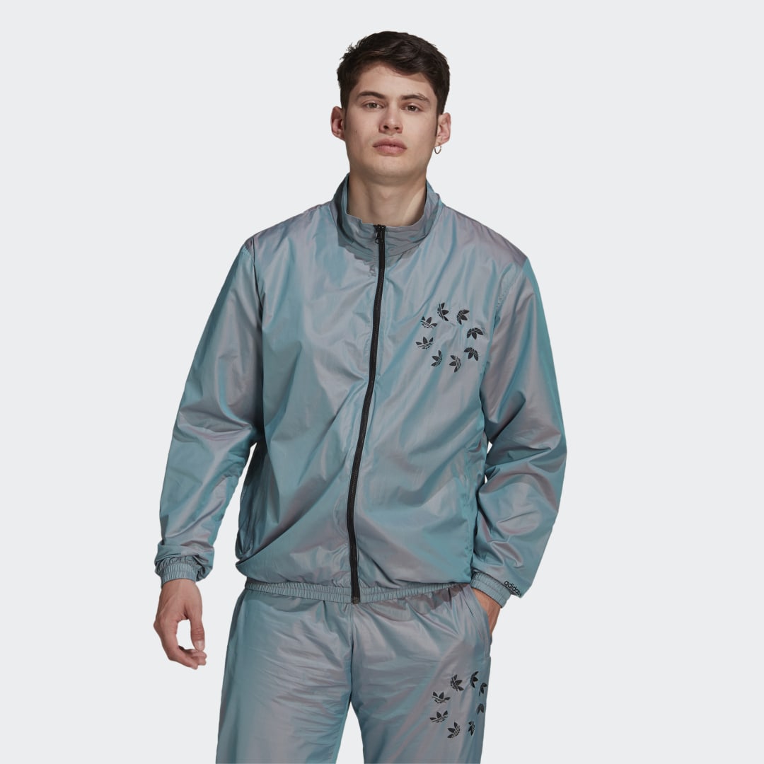 Jakke adidas Originals Adicolor Shattered Trefoil Track Jacket Flerfarvet | H35655, 0