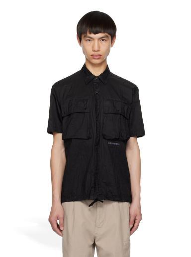 Skjorte C.P. Company Light Shirt Sort | 14CMSH284A-006506G