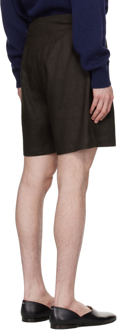 Shorts Bode Bode Linen Cot Shorts Brun | MRS25BT056, 2