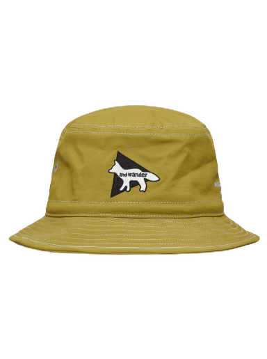 Hat and wander x Maison Kitsuné Nylon Hat Grøn | 5743186908 140