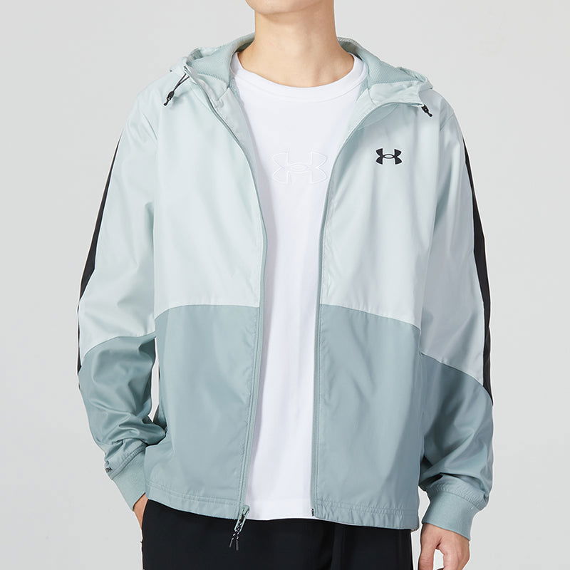 Vindjakke Under Armour Legacy Windbreaker Jacket Grøn | 1373821-781