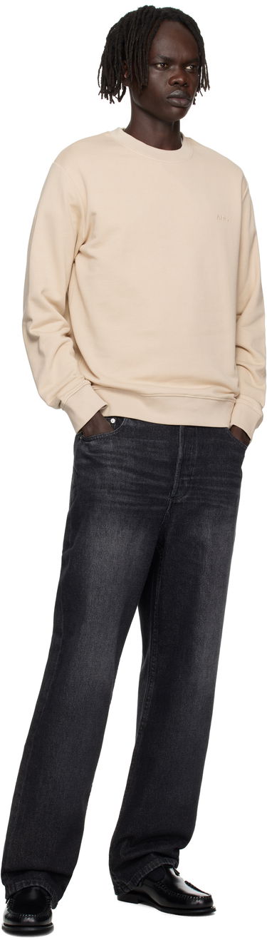Sweatshirt A.P.C. Standard Embroidered Logo Sweatshirt Sort | COHBY-M27919, 3