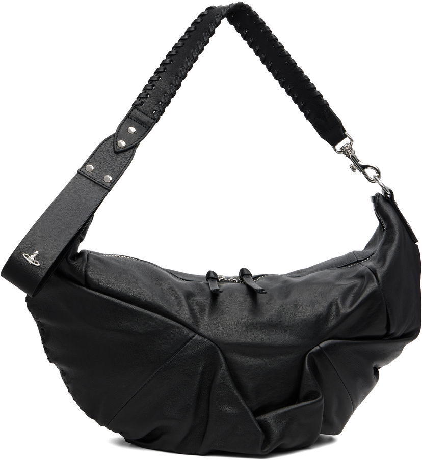 Skuldertaske Vivienne Westwood Vivienne Westwood Agnes Medium Shoulder Bag Sort | 4602000EW-L00BX-