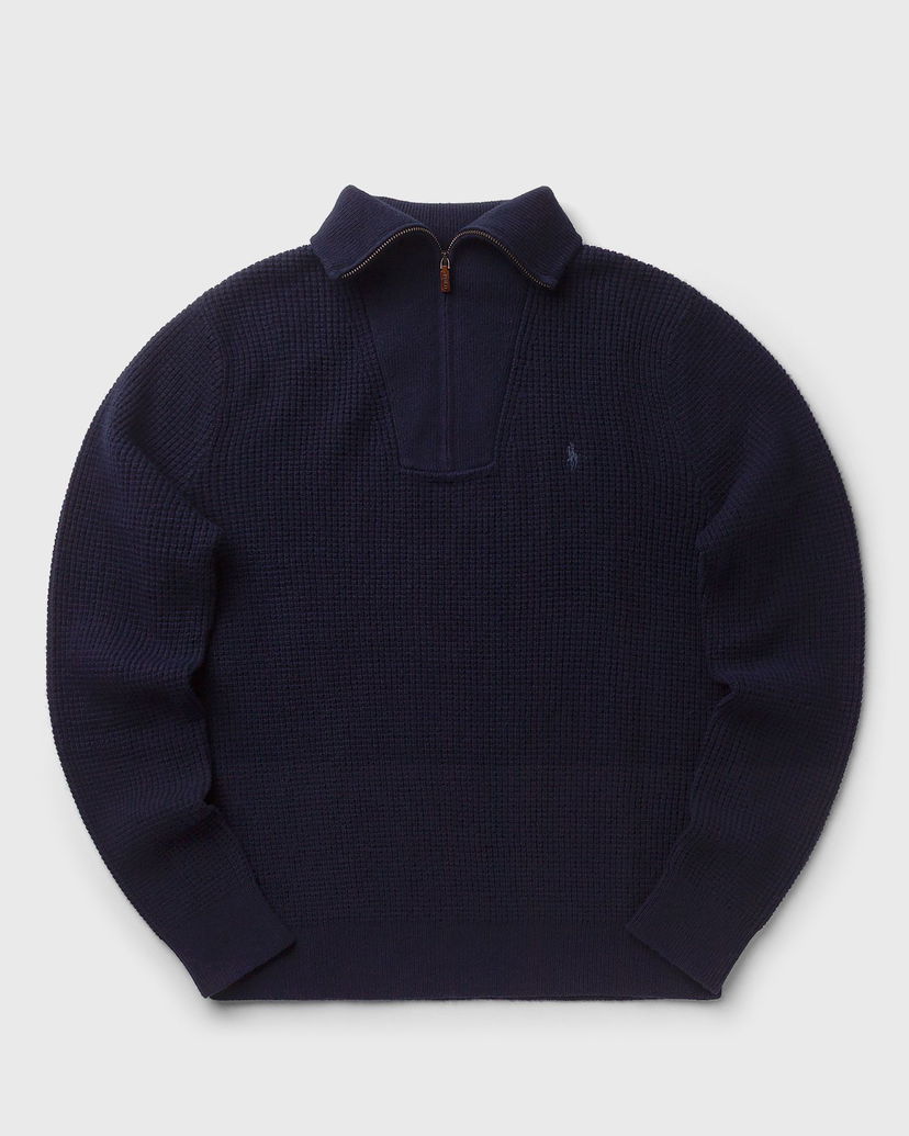Sweater Polo by Ralph Lauren Long Sleeve Half-Zip Sweater Mørkeblå | 710941101001
