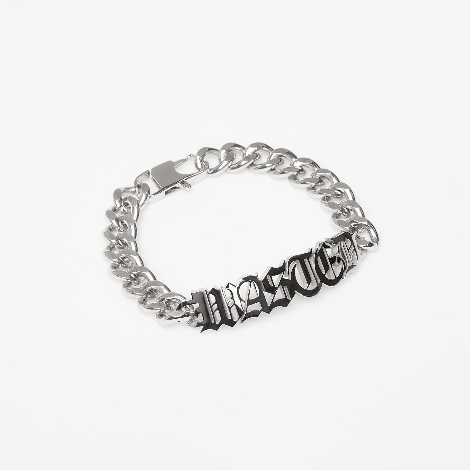 Armbånd Wasted Paris U Legacy Chain Bracelet with 'WASTED' Lettering Metalisk | WP_000310, 0