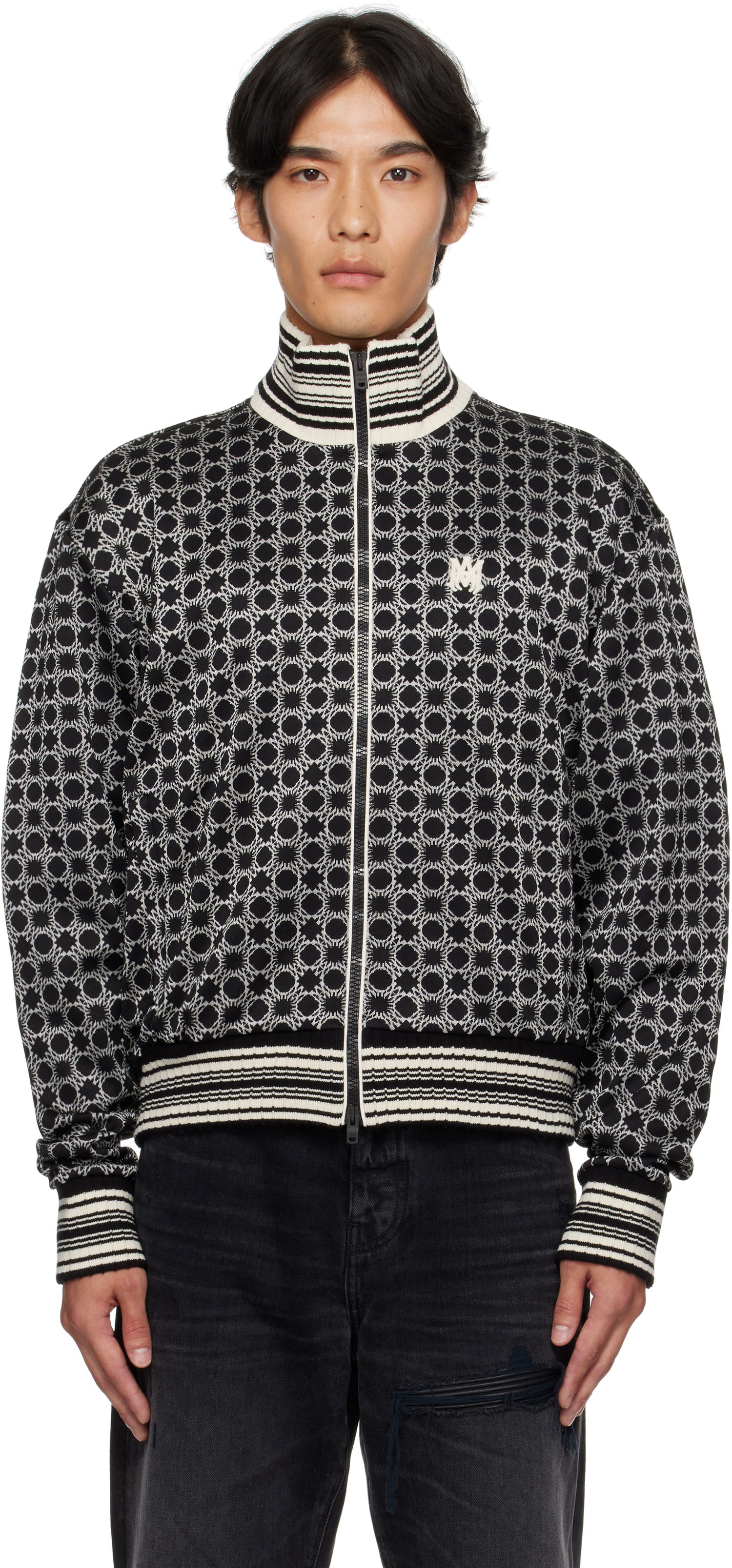 Jakke AMIRI AMIRI MA Quad Track Jacket Sort | AMOUTJ1010, 0