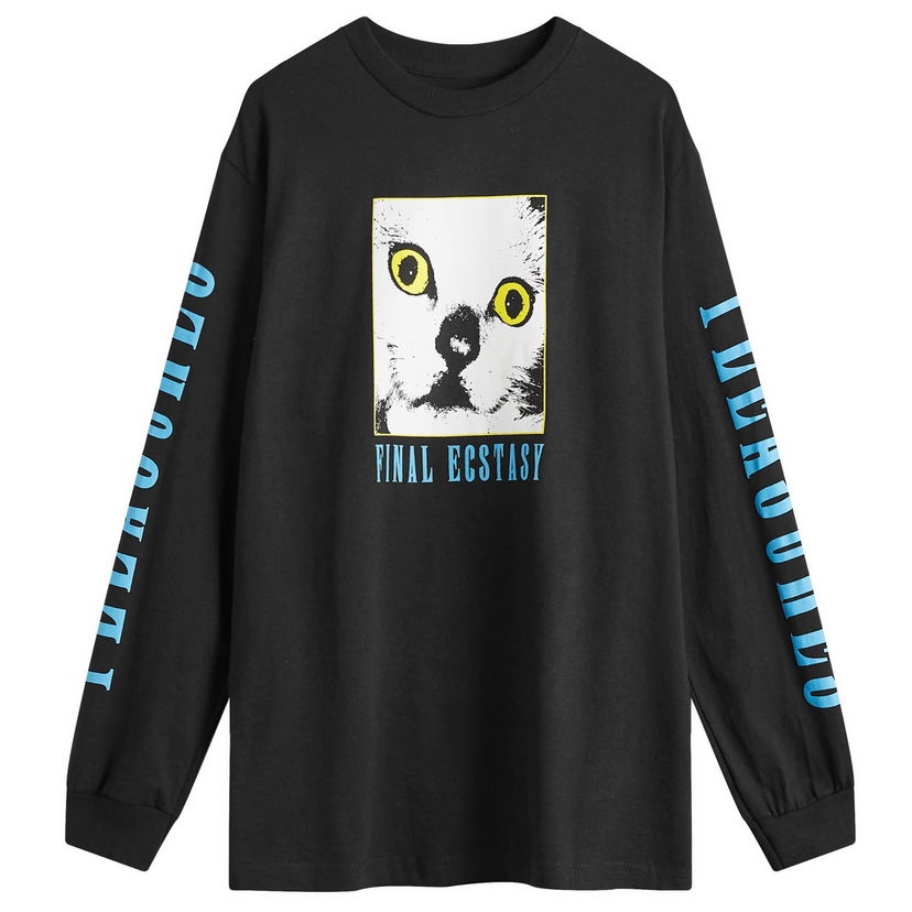 T-shirt Pleasures Final Long Sleeve T-Shirt Sort | P24W035-BLACK
