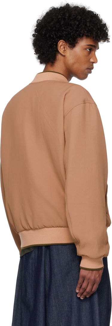 Bomberjakke Dries Van Noten Dries Van Noten Reversible Gabardine Bomber Jacket Brun | 251-020522-1503, 2