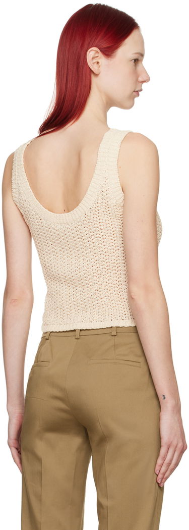 Sweater Max Mara Max Mara Women's Arrigo Knitted Tank Top Beige | 2411361032600, 2