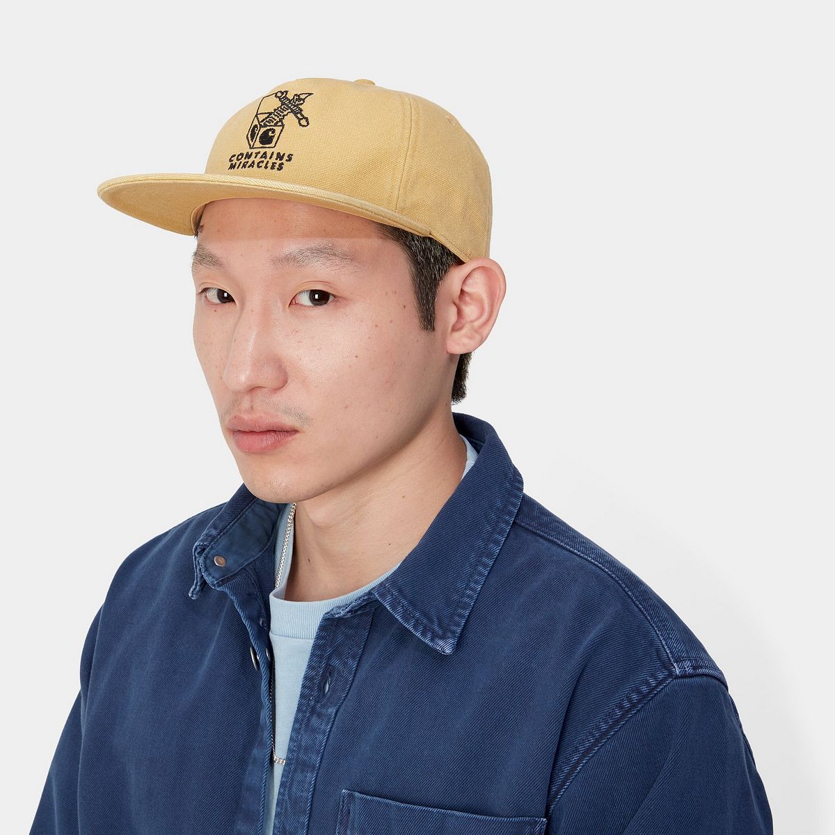 Kasket Carhartt WIP Six-Panel Canvas Cap Gul | I033625_6, 0
