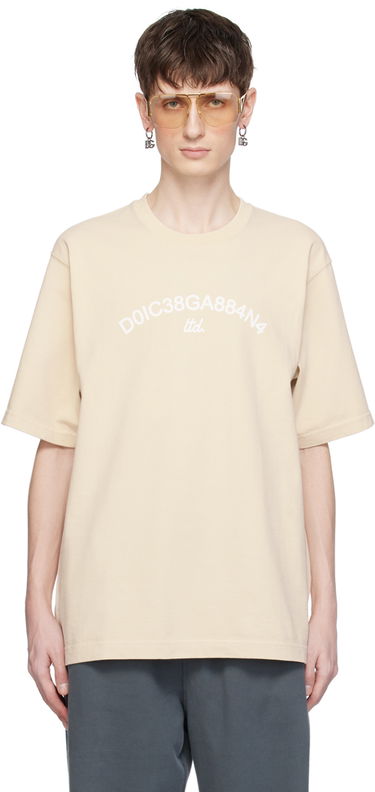 T-shirt Dolce & Gabbana Men's Number Logo T-Shirt Sort | G8PN9TG7M3K-N0000, 4
