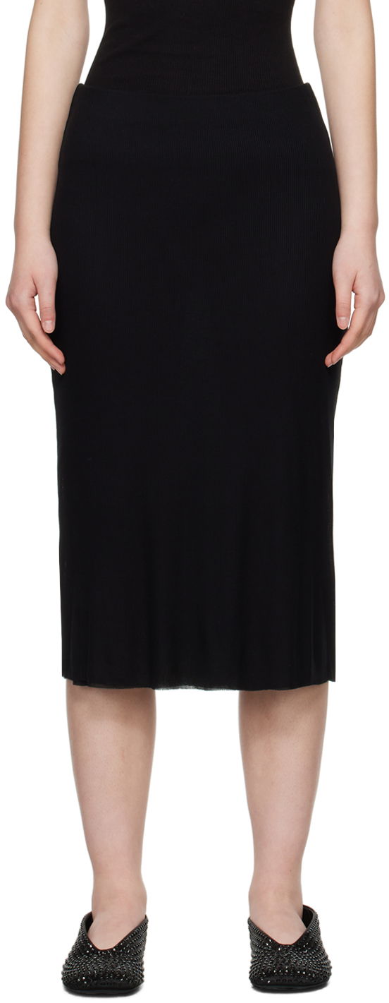 Nederdel Khaite Midi Skirt Sort | 41264099