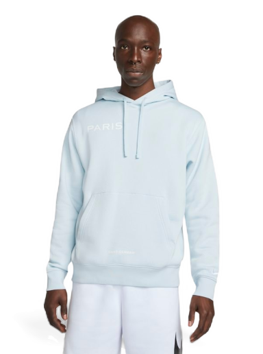 Sweatshirt Nike Paris Saint-Germain Club Fleece Pullover Hoodie Blå | DO6289-471