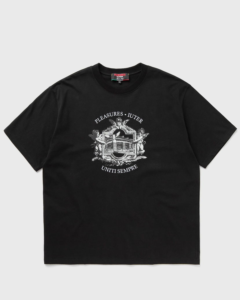 T-shirt Pleasures Iuter Alberto Graphic T-Shirt Sort | P24IU008-BLACK
