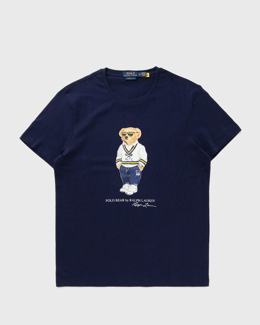 T-shirt Polo by Ralph Lauren Ralph Lauren Slim Fit Polo Bear Graphic Tee XXL Mørkeblå | 710973137003