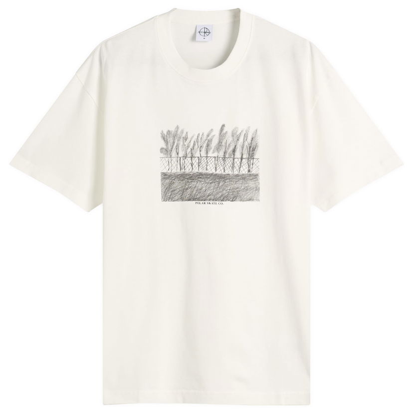 T-shirt Polar Skate Co. Fence Graphic T-Shirt, Small Hvid | PSC-F25-28-CWH
