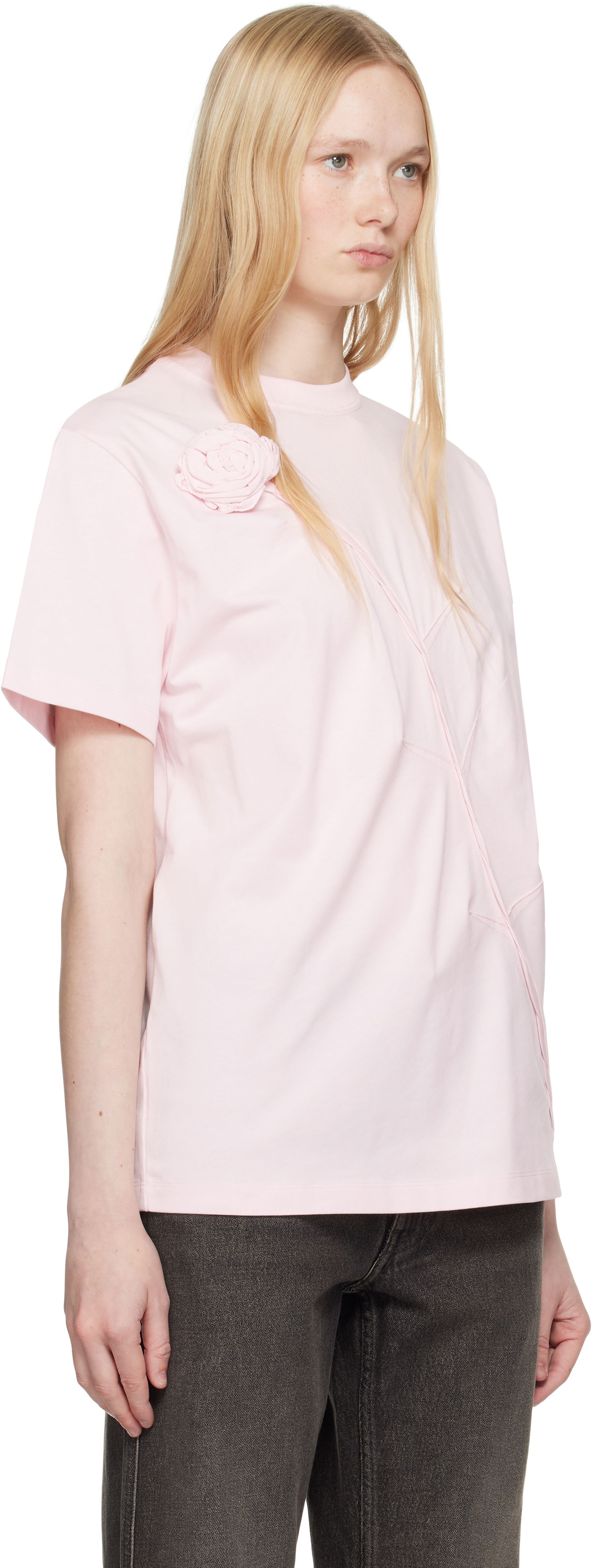 T-shirt Coperni Coperni Disney Rose T-Shirt Lyserød | DJS131F5028, 1