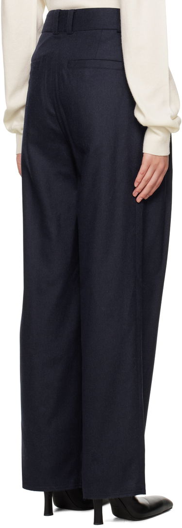 Bukser We11done Wide-Leg Trousers Mørkeblå | WD-PT3-22-246-W-NV, 2