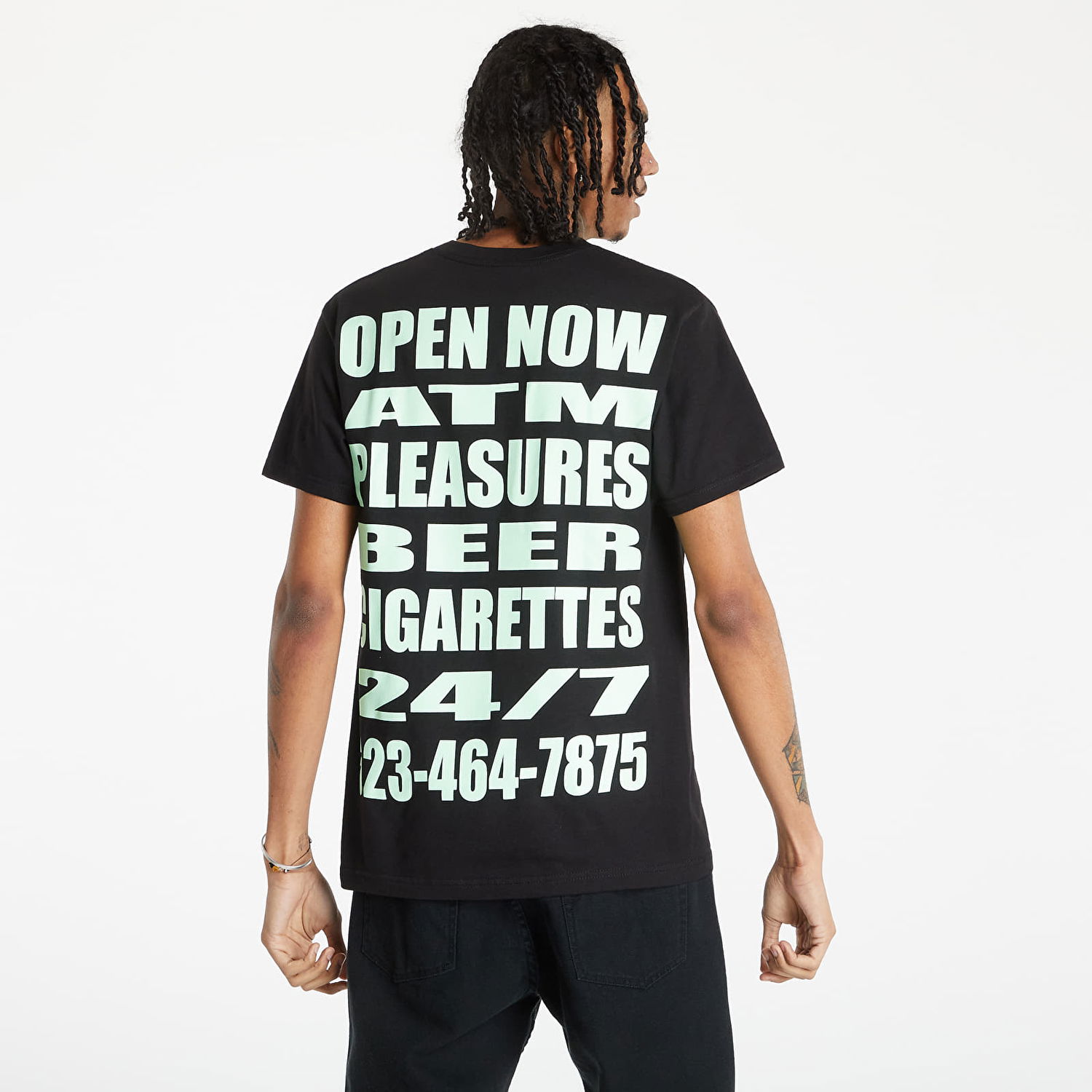 T-shirt Pleasures Liquor T-Shirt Sort | P22SP048 Black, 0