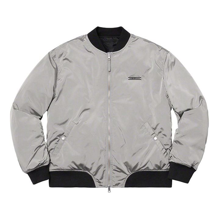 Bomberjakke Supreme Reversible Backpack Bomber Jacket Grå | SUP-SS19-833, 0