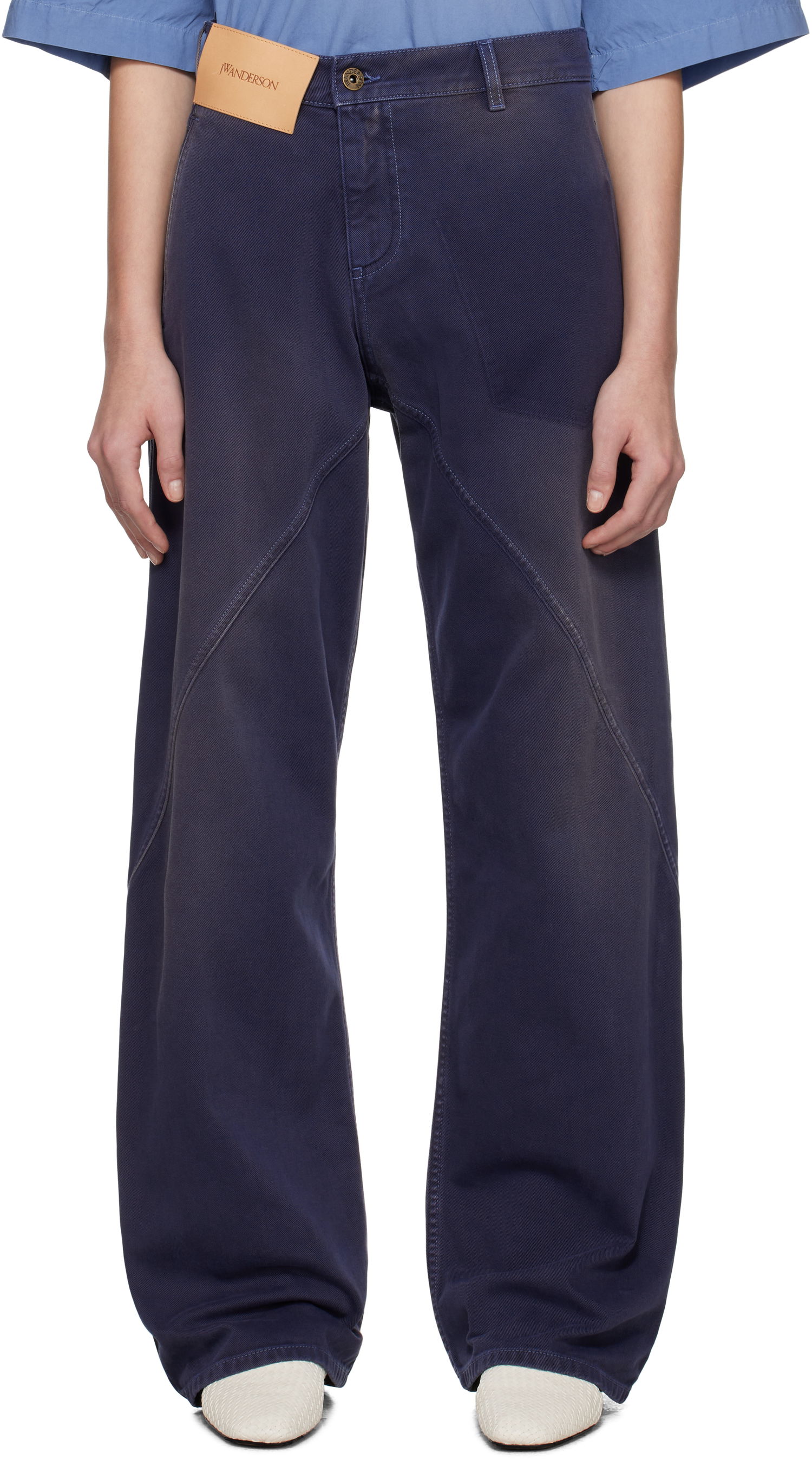 Bukser JW Anderson JW Anderson Twisted Workwear Jeans Blå | DT0115-PG1522, 0