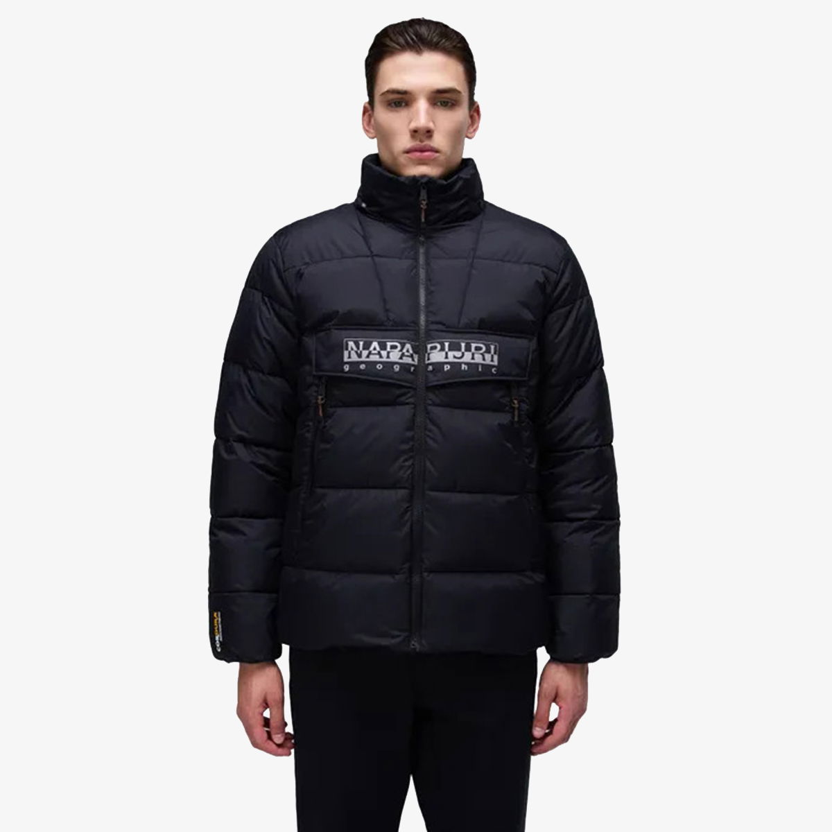 Puffer jakke Napapijri Black Puffer Jacket Sort | NP0A4I230411, 0