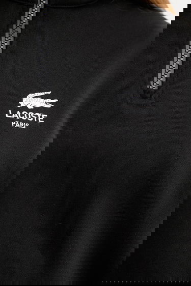 Sweatshirt Lacoste Cotton Half-Zip Sweatshirt with Paris Logo Print Sort | SH2735, 10