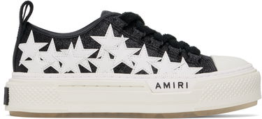 Skopleje AMIRI AMIRI Glitter Stars Court Low Sort | AWFOSR1106, 0