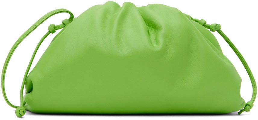 Håndtaske Bottega Veneta Mini Pouch Clutch Grøn | 585852 V1BW0, 0