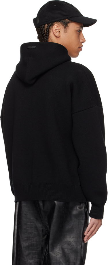 Sweater Fear of God Fear of God 'Eternal' Merino Knit Hoodie Sort | FGE220-2031LAW, 2