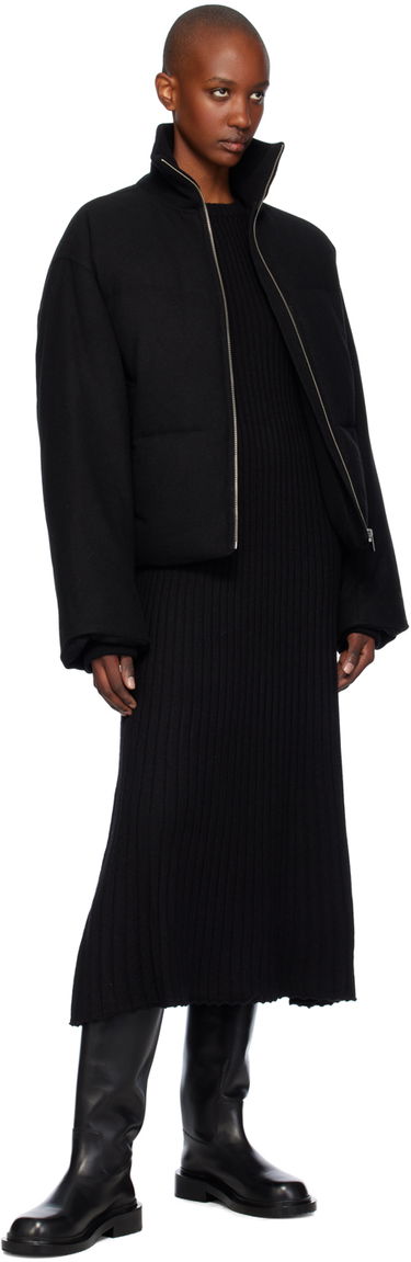 Kjole Loulou de Saison Loulou de Saison Hobas Knit Midi Dress Sort | HOBAS, 3