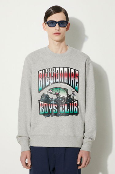 Sweatshirt BILLIONAIRE BOYS CLUB Billionaire Boys Club Big Catch Crewneck Sweatshirt Grå | B24230, 3