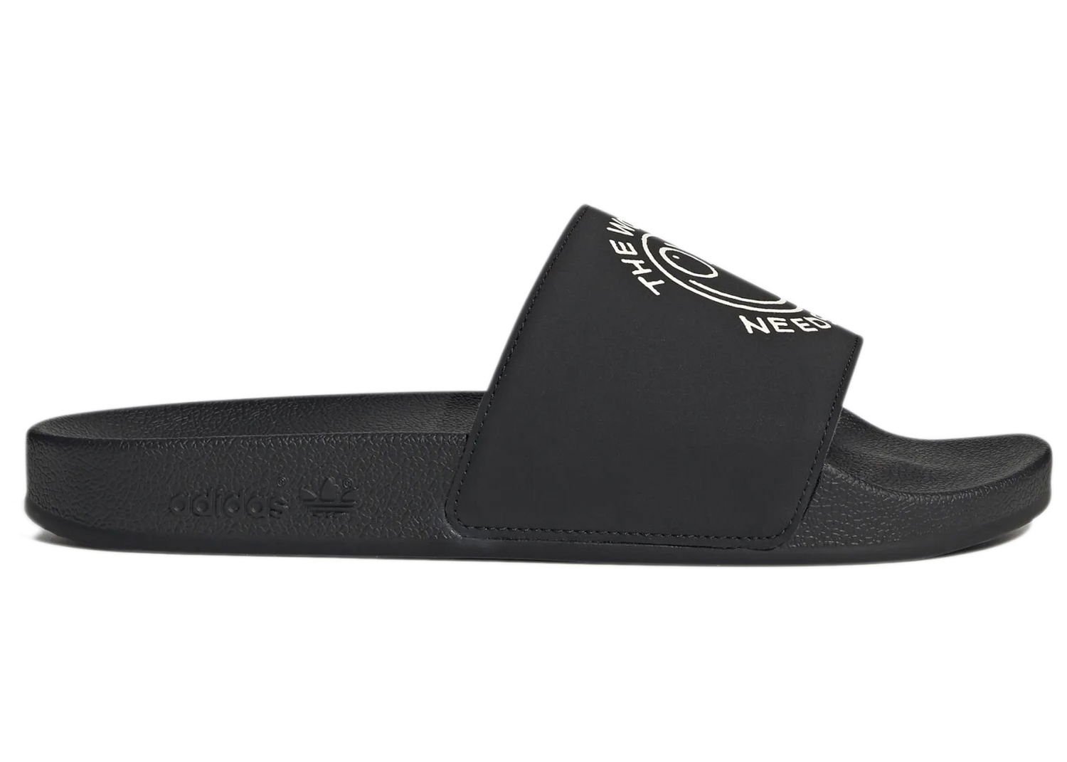 Sneakers og sko adidas Originals Adilette Slide André Saraiva The World Needs Love Sort | GZ2201, 0