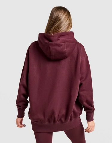 Sweatshirt Nike Phoenix Fleece Oversized Hoodie Bourgogne | DQ5860-652, 2