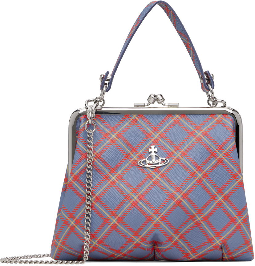 Håndtaske Vivienne Westwood Vivienne Westwood Granny Frame Shoulder Bag Blå | 4B010006W-S0022-