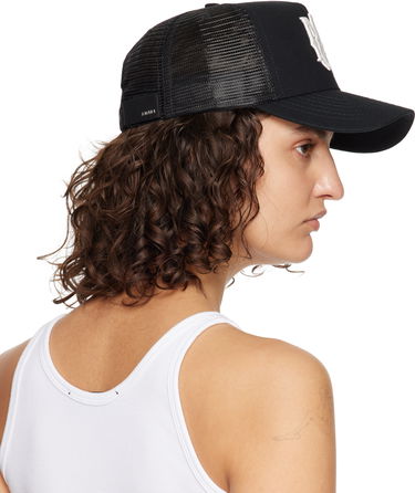 Kasket AMIRI MA Logo Trucker Cap Sort | XMAH009-004, 4