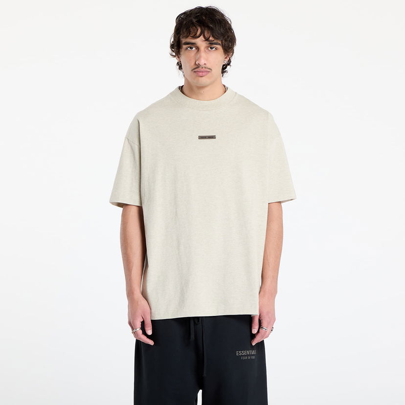 T-shirt Fear of God Fear of God Essentials Classic Short Sleeve T-Shirt Beige | 125SP254192F-969