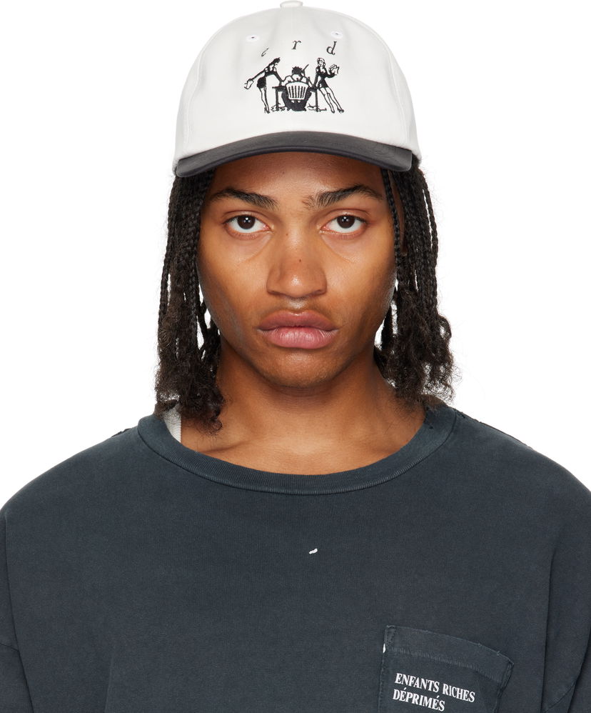 Kasket Enfants Riches Déprimés Enfants Riches Déprimés 6-Panel Secretary Cap Hvid | 100-416