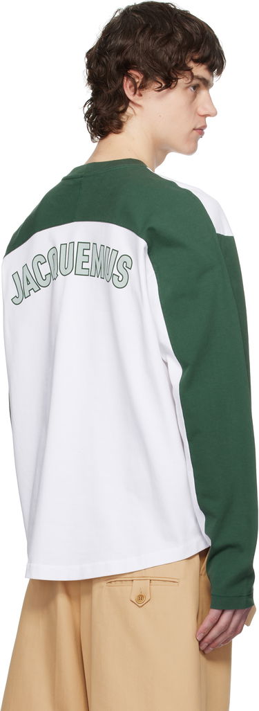 T-shirt Jacquemus Jacquemus La Croisière Baseball Long-Sleeve T-Shirt Hvid | 25E255JS299-2003, 2