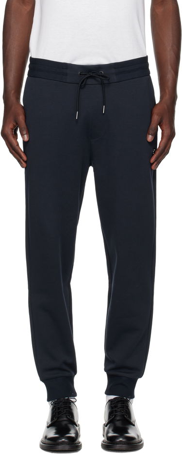 Joggingbukser BOSS BOSS Drawstring Jersey Cotton Sweatpants Mørkeblå | 50520322, 0