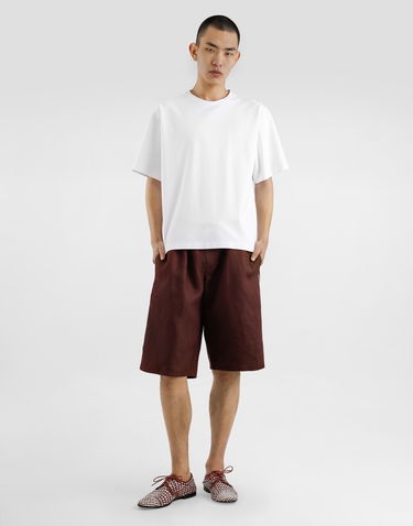 Shorts Dolce & Gabbana Dolce & Gabbana Linen Shorts Bourgogne | GP0T1TFU4MCM5039, 1