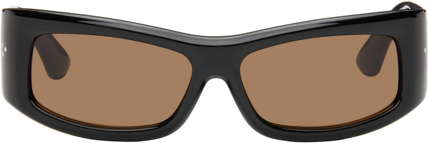 Solbriller Port Tanger Square Sunglasses Sort | PT-4701, 0