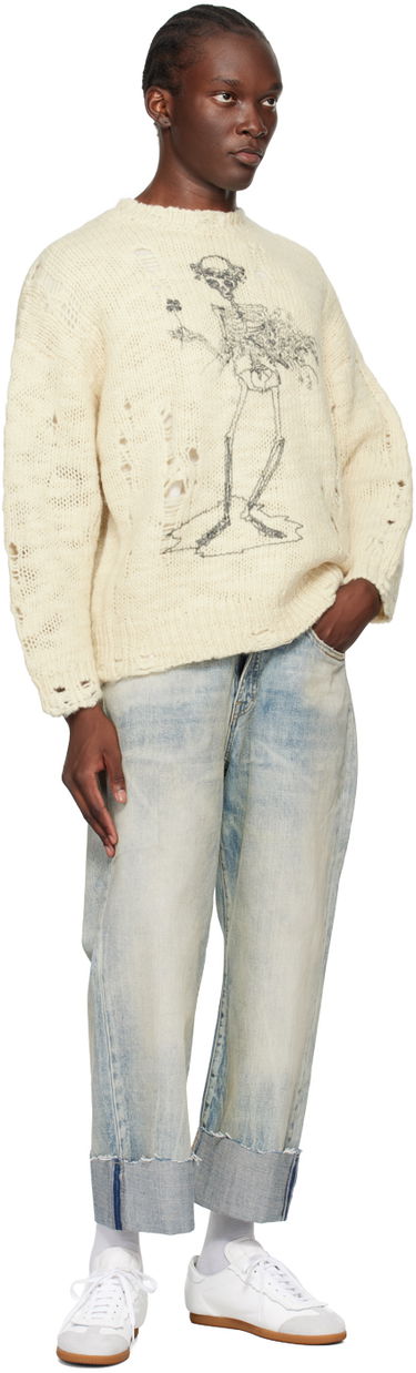 Jeans R13 R13 Cuffed X-Boyfriend Jeans Blå | R13MD111-D218C, 3