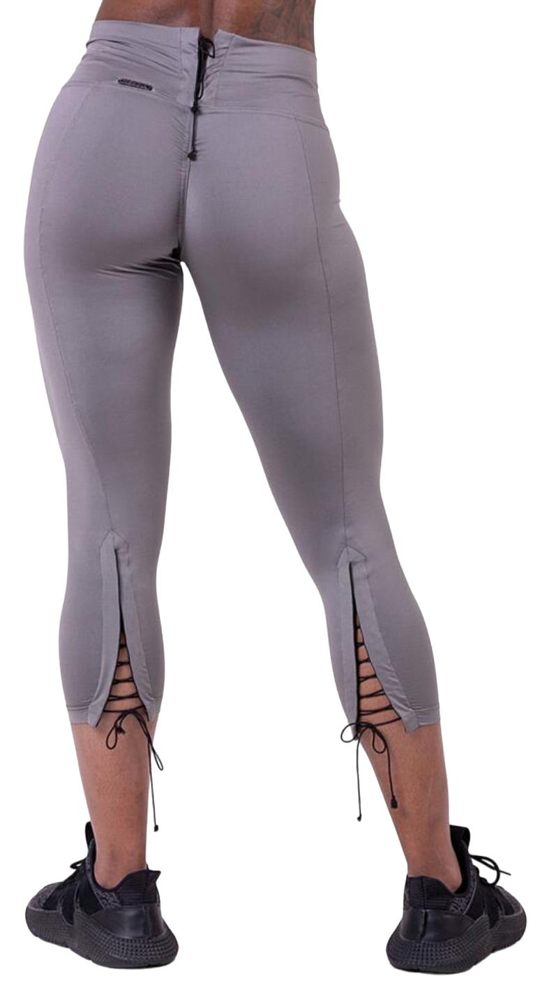 Leggings NEBBIA Nebbia Lace-up 7/8 Leggings Grå | 66101, 1