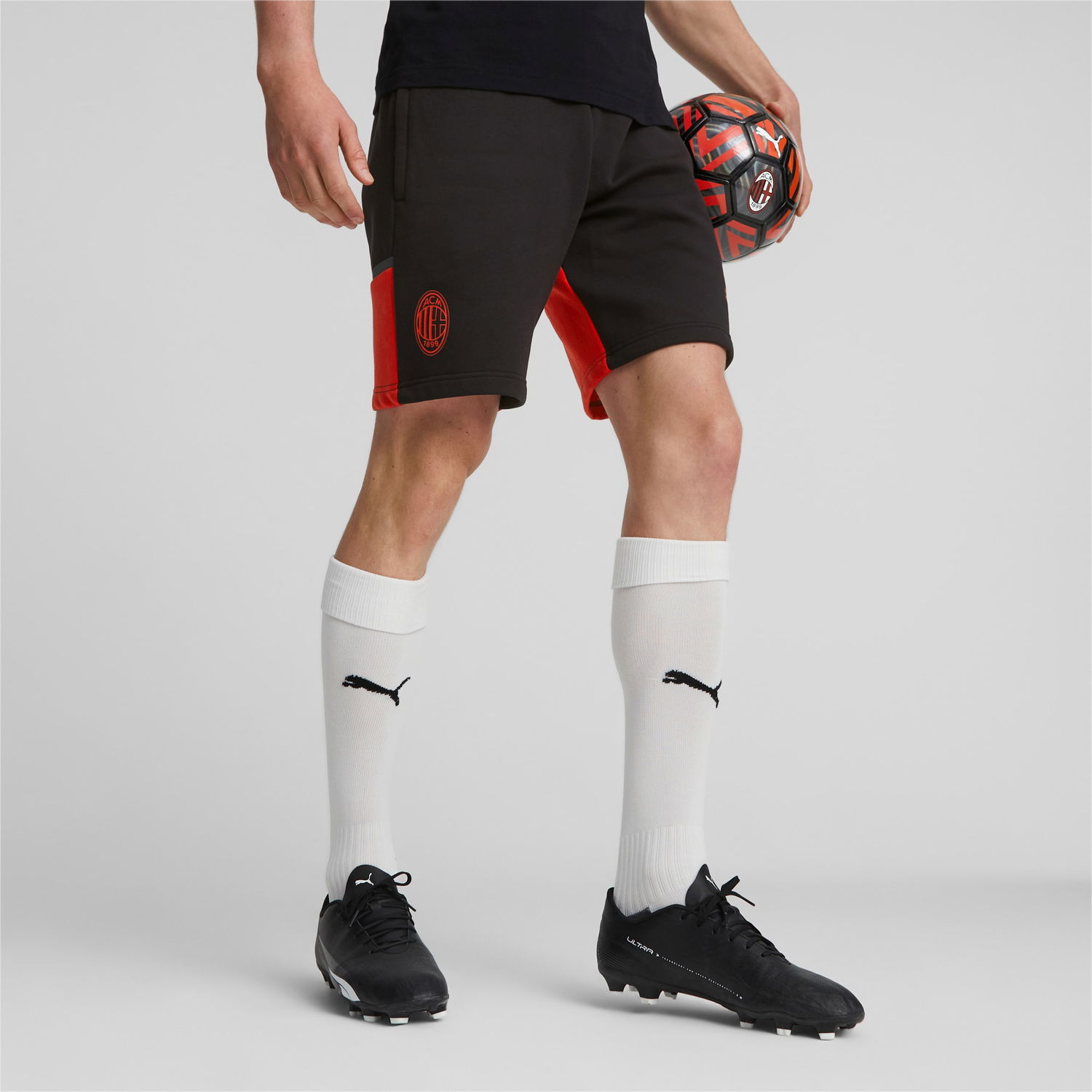 Shorts Puma AC Milan Football Casuals Shorts Sort | 772306_04, 1